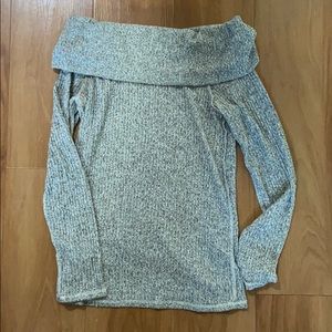Off the shoulder sweater